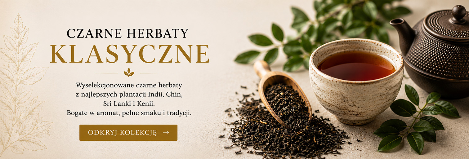 Klasyczne czarne herbaty liściaste z Indii, Chin, Kenii i Sri Lanki Leo Tea